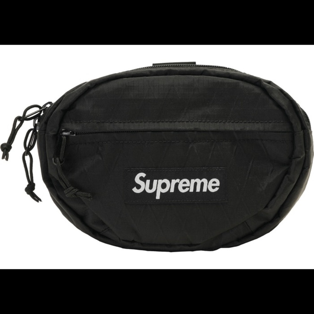 Supreme Waist Bag - FW18 - Black